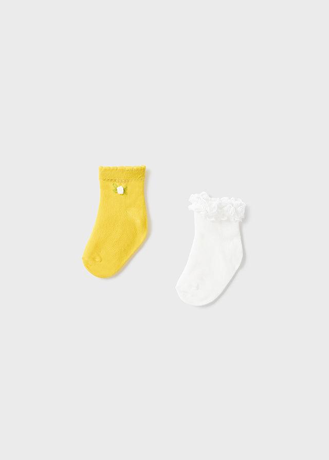Mayoral Mimosa Dressy socks set - Petit Bébé - Zomer 2022
