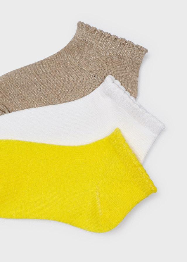 Mayoral Mimosa Set 3 socks - Petit Bébé - Zomer 2022