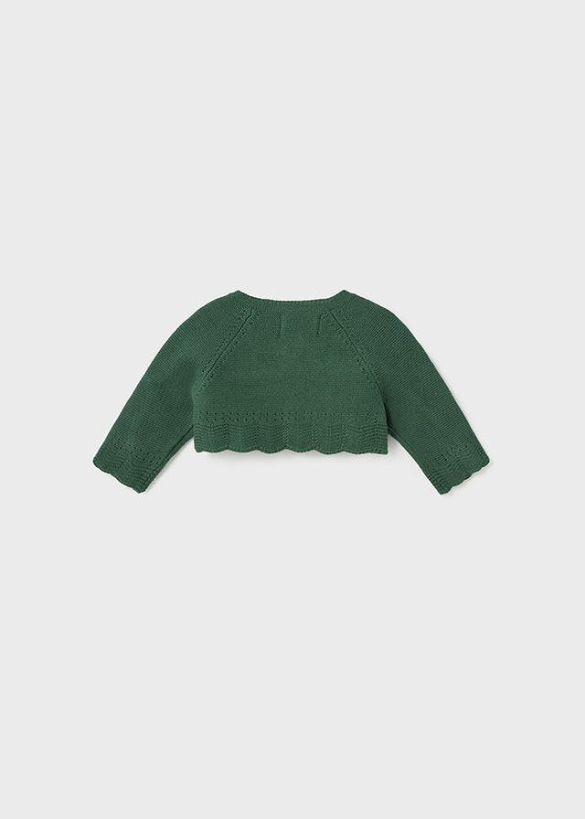 Mayoral Pine Basic knit short cardigan - Petit Bébé - Zomer 2023
