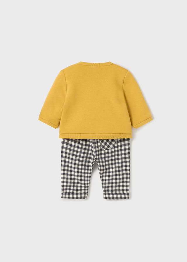 Mayoral Orangy Long trousers with pullover - Petit Bébé - Zomer 2023