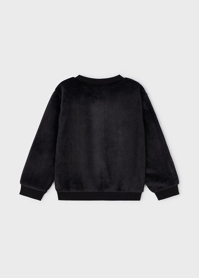 Mayoral Black Fur pullover - Petit Bébé - Zomer 2023