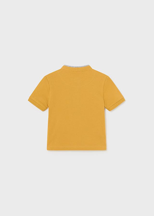 Mayoral Ochre Polo s/s mao neck - Petit Bébé - Zomer 2023