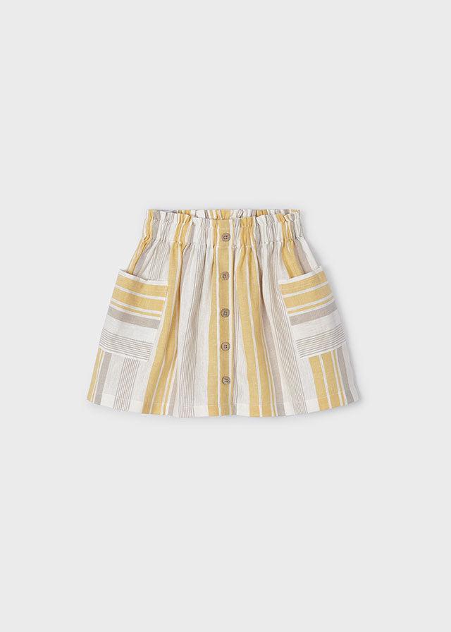 Mayoral Honey Stripe skirt - Petit Bébé - Zomer 2023