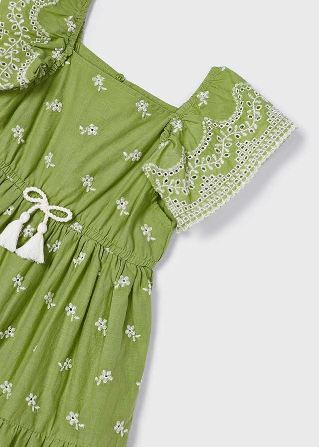 Mayoral Apple Embroidered dress - Petit Bébé - Zomer 2023