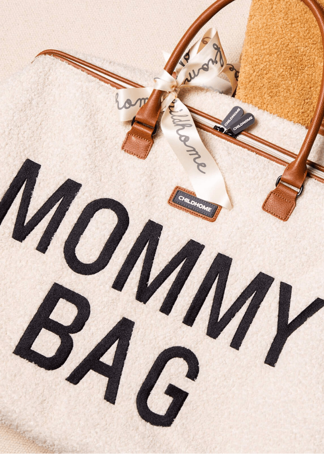 Childhome - Mommy Bag - teddy ecru - Petit Bébé - Zomer 2023