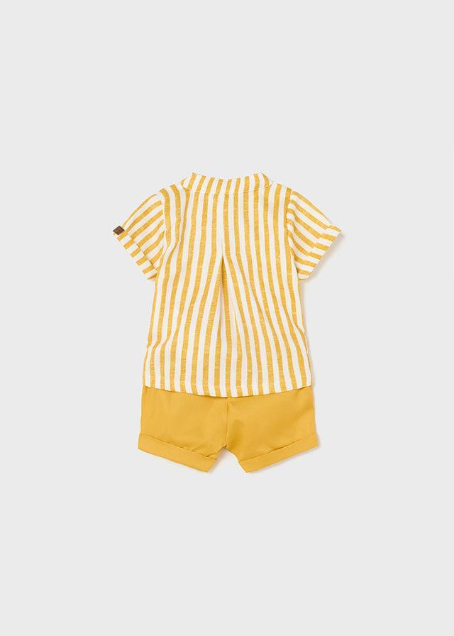 Mayoral Newborn Banana Shorts and t-shirt set - Petit Bébé - Zomer 2022