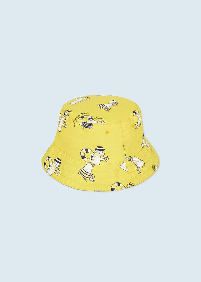 Mayoral Lemon Reversible bucket hat - Petit Bébé - Zomer 2022